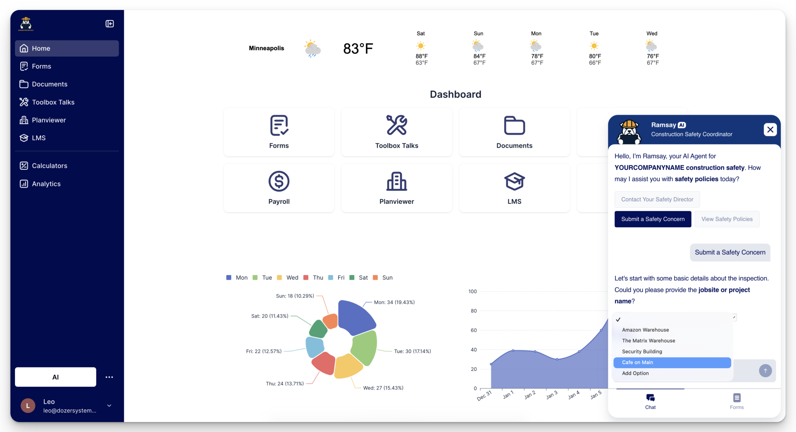 ConstruSense Dashboard